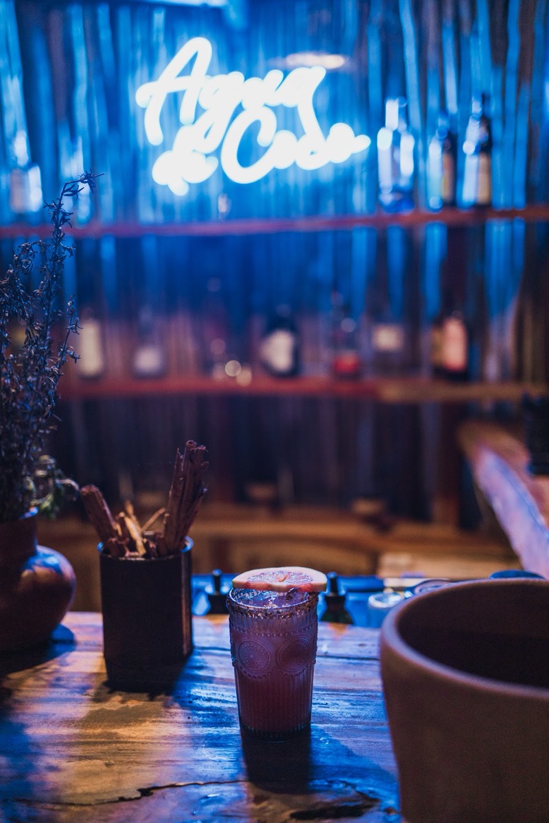 Agua de Coco beach club — Holbox