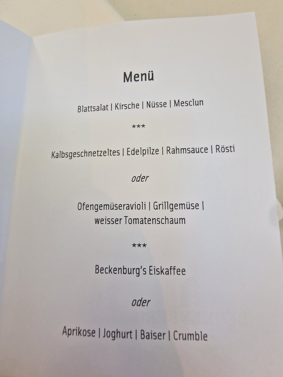 Beckenburg das Restaurant — Schaffhausen