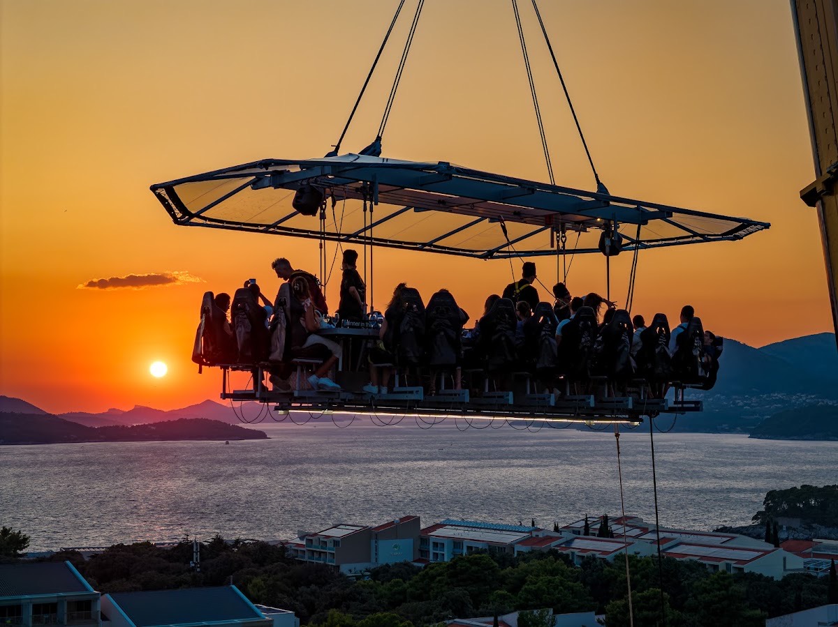 Dinner In The Sky Dubrovnik — Dubrovnik