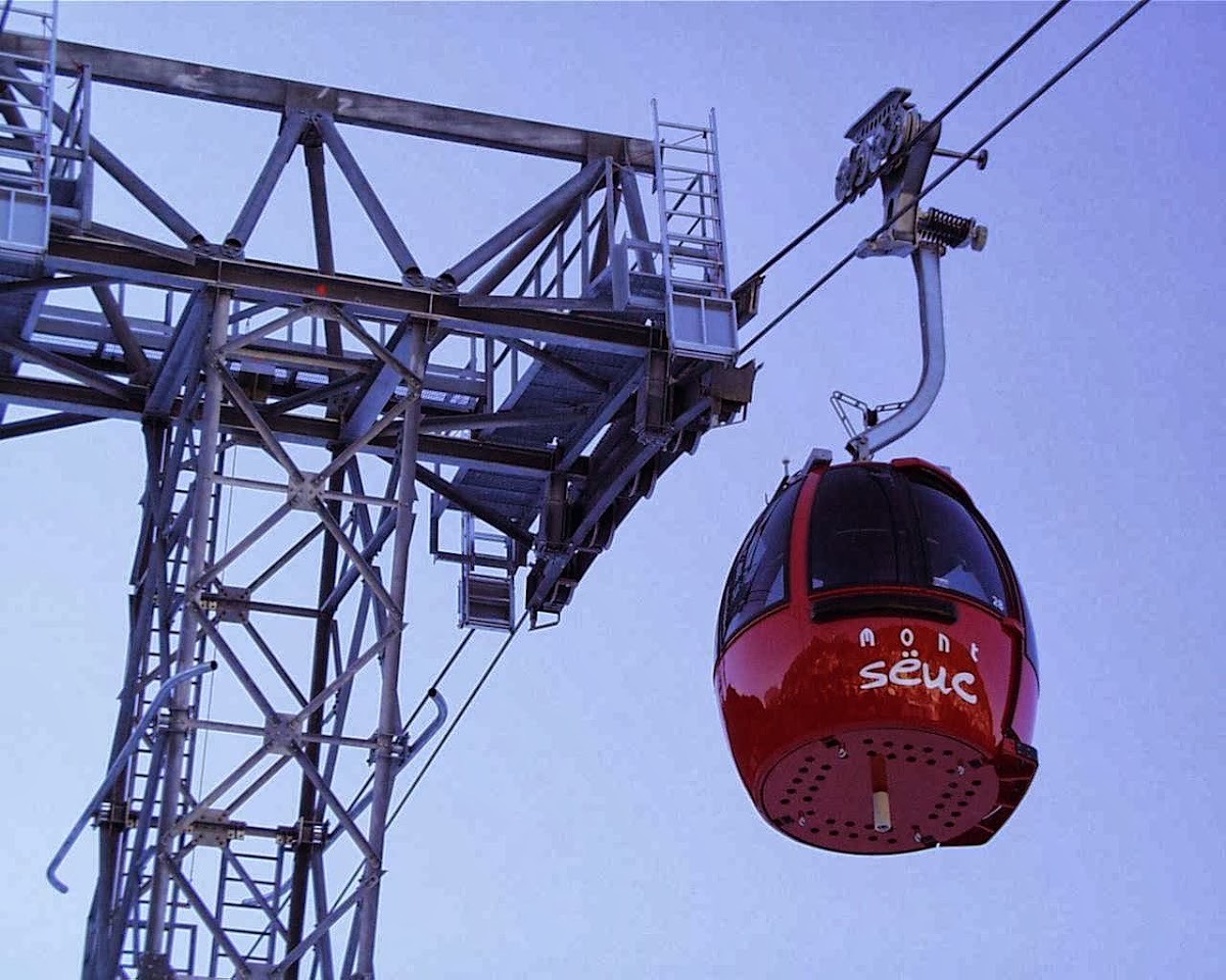 Funivie Ortisei - Alpe di Siusi / Mont Sëuc - Seilbahn St. Ulrich Seiseralm — Val Gardena