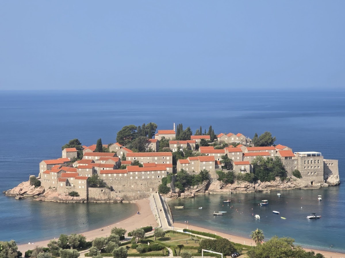 Sveti Stefan view point
