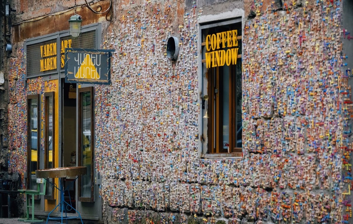 The wall of names Forever in Gyumri — Gjumri