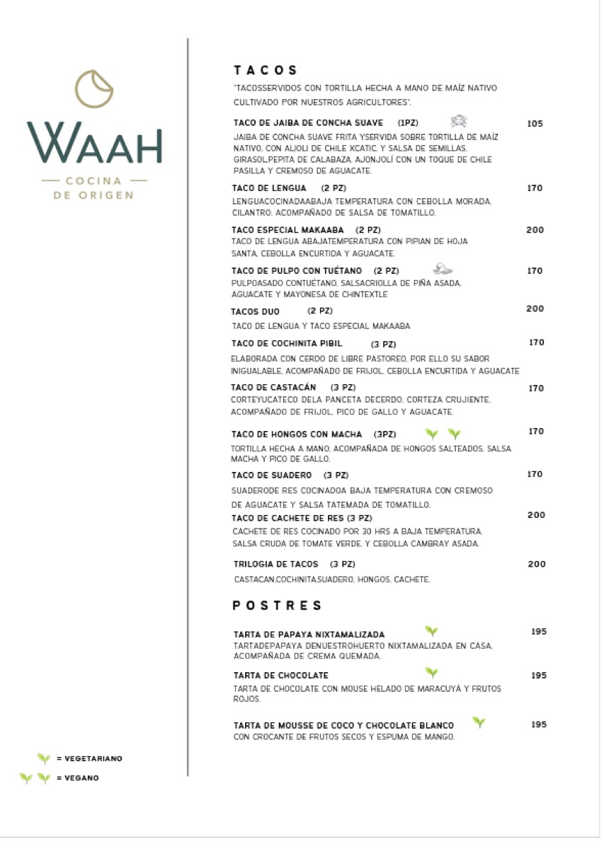 Waah Cocina de Origen — Bacalar